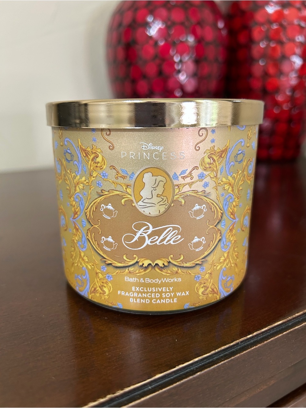 Bath & Body Works Disney Princess Belle 3 Wick Candle